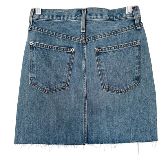 Rag & Bone Blue Denim Mini Skirt Size 25 - Picture 3 of 10